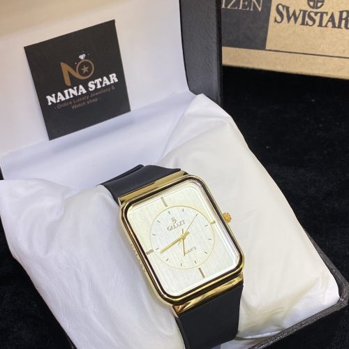 Galaxy Quartz Rectangular Watch For Men